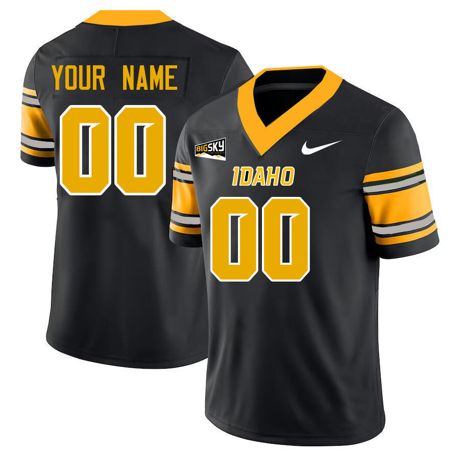 Custom Idaho Vandals Name And Number College Football Jerseys,Uniforms Stitched-Black